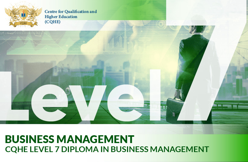 CQHE Level 7 Postgraduate Diploma in Business Strategy (RQF)